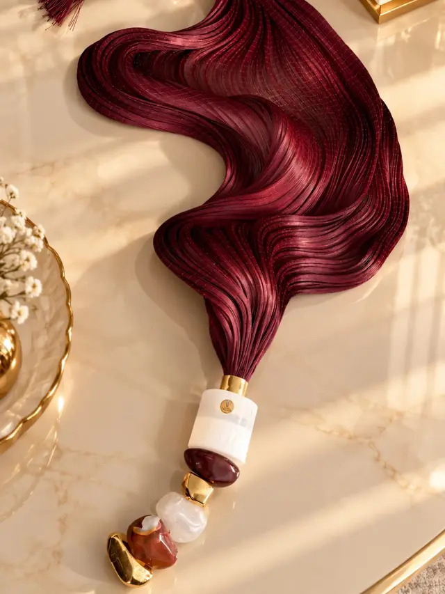 Colar de Mesa Vinho