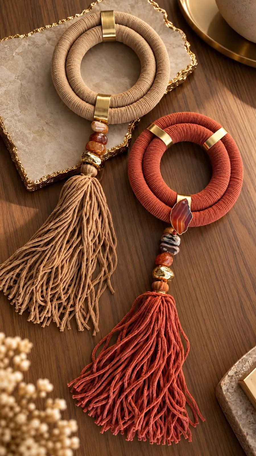 Colar Argola Terracota